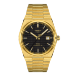 ساعة تيسو PRX داميان ليلارد إصدار خاص – 40 ملم (أسود × ذهبي) | Tissot PRX Damian Lillard Special Edition – 40mm Black & Gold