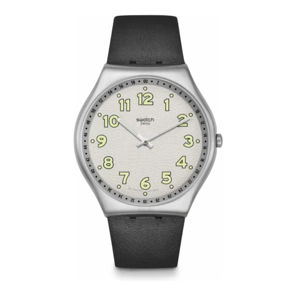 بلاك هيبكات – BLACK HEPCAT SS07S134 | ساعة Swatch جلد ستانلس ستيل