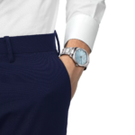 ساعة تيسو PR 100 كوارتز – 40 ملم (أزرق ثلجي) | Tissot PR 100 Quartz – 40mm Ice Blue