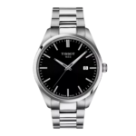 ساعة تيسو PR 100 كوارتز – 40 ملم (أسود) | Tissot PR 100 Quartz – 40mm Black