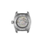 ساعة تيسو PR516 أوتوماتيك – 38 ملم (أسود – سوار جلد) | Tissot PR516 Powermatic 80 Automatic – 38mm Black Leather