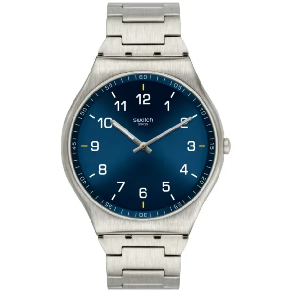 ساعة سواتش سكين – سكين سوت بلو SS07S106G | Swatch Skin Skin Suit Blue SS07S106G