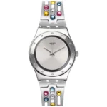 سباركلانس – SPARKLANCE YLS196G | ساعة Swatch ستانلس ستيل مرصعة بالكريستال