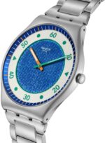 سواش سكين – سبلاش دانس SS07S143G | Swatch Skin Splash Dance 42mm ستانلس ستيل