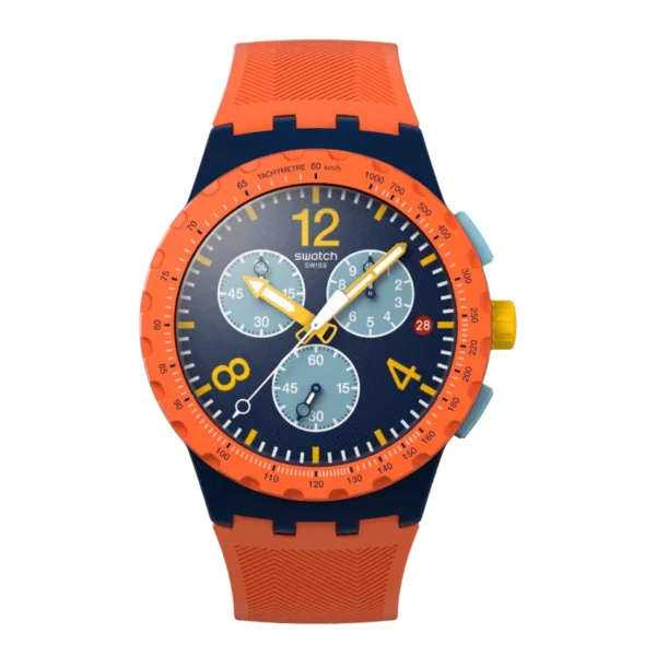 كامو فلاش – CAMO FLASH SUSI400 | ساعة Swatch سيليكون برتقالي