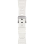 ⁦ساعة تيسو PRX كوارتز – 40 ملم (أبيض – سوار مطاط) | Tissot PRX Quartz – 40mm White Rubber⁩ - الصورة ⁦5⁩