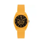 ساعة أديداس أورجينالز AOST22564 – adidas Originals Unisex باللون الأسود والأصفر
