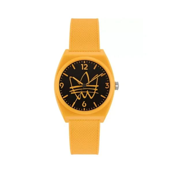 ساعة أديداس أورجينالز AOST22564 – adidas Originals Unisex باللون الأسود والأصفر