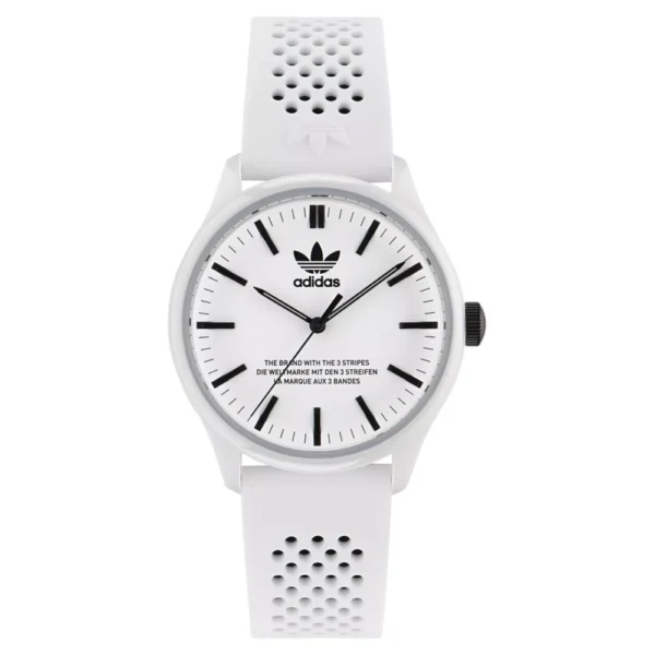 ساعة أديداس أورجينالز Code One سيراميك AOSY23030 باللون الأبيض – Adidas Originals Code One Ceramic AOSY23030 White Watch