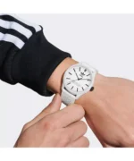 ساعة أديداس أورجينالز Code One سيراميك AOSY23030 باللون الأبيض – Adidas Originals Code One Ceramic AOSY23030 White Watch