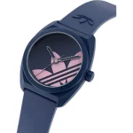 ساعة أديداس أورجينالز بروجيكت ثري زرقاء داكنة – Adidas Originals Project Three Dark Blue Watch AOST25545