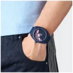 ساعة أديداس أورجينالز بروجيكت ثري زرقاء داكنة – Adidas Originals Project Three Dark Blue Watch AOST25545