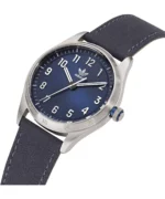 ساعة أديداس أورجينالز كود ثري – AOSY23038 للرجال والنساء | Adidas Originals Code Three Blue Fabric Unisex Watch AOSY23038
