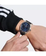 ساعة أديداس أورجينالز كود ثري – AOSY23038 للرجال والنساء | Adidas Originals Code Three Blue Fabric Unisex Watch AOSY23038