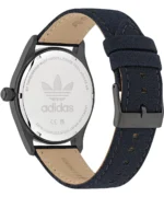 ساعة أديداس أورجينالز كود ثري – AOSY23039 للجنسين | Adidas Originals Code Three White & Navy Blue Fabric Unisex Watch AOSY23039