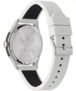 ساعة أديداس أوريجينالز كود ثري سيليكون أبيض للرجال والنساء – Adidas Originals Code Three AOSY23033 Unisex White Silicone Watch