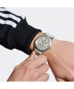 ساعة أديداس أوريجينالز كود ثري سيليكون أبيض للرجال والنساء – Adidas Originals Code Three AOSY23033 Unisex White Silicone Watch