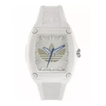 ساعة أديداس للجنسين Adidas Unisex Watch هيكل أبيض تونّو (Barrel) 44 ملم AOFH25511