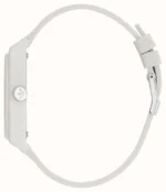 ساعة أديداس للجنسين Adidas Unisex Watch هيكل أبيض مستطيل 38 ملم AOST22035