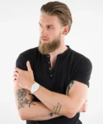 ساعة أديداس للجنسين Adidas Unisex Watch هيكل أبيض مستطيل 38 ملم AOST22035