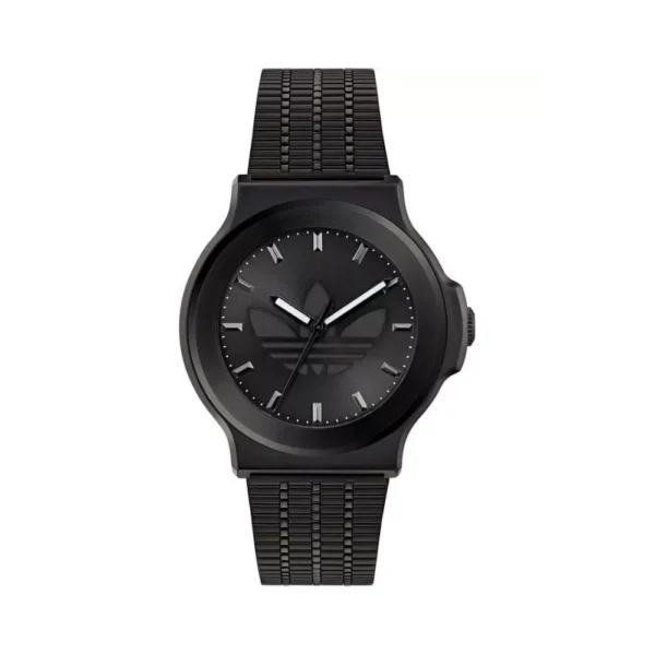 ساعة أديداس Expression Three للجنسين Adidas Expression Three Unisex Watch ستانلس ستيل أسود AOFH25504