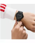 ساعة أديداس Expression Three للجنسين Adidas Expression Three Unisex Watch ستانلس ستيل أسود AOFH25504