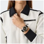 ساعة أديداس Expression Three للجنسين Adidas Expression Three Unisex Watch قرص أسود عقارب ذهبية AOFH25503