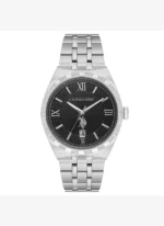 ساعة رجالية كلاسيكية USPA1129-03 – U.S. Polo Assn. Classic Quartz Watch 41mm Black Dial