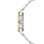 ساعة نسائية كلاسيكية مرصعة USPA2088-04 – U.S. Polo Assn. Classic Quartz Watch 32x39mm Green Dial Gold & Grey