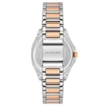 ساعة نسائية كلاسيكية مرصعة USPA2088-05 – U.S. Polo Assn. Classic Quartz Watch 32x39mm Silver Dial Rose Gold & Grey