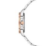 ساعة نسائية كلاسيكية مرصعة USPA2088-05 – U.S. Polo Assn. Classic Quartz Watch 32x39mm Silver Dial Rose Gold & Grey
