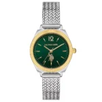 ساعة نسائية كلاسيكية USPA2062-06 – U.S. Polo Assn. Classic Quartz Watch 28mm Green Dial Mesh Strap