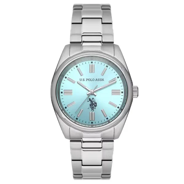 ساعة نسائية كلاسيكية USPA2068-05 – U.S. Polo Assn. Classic Quartz Watch 34mm Blue Dial