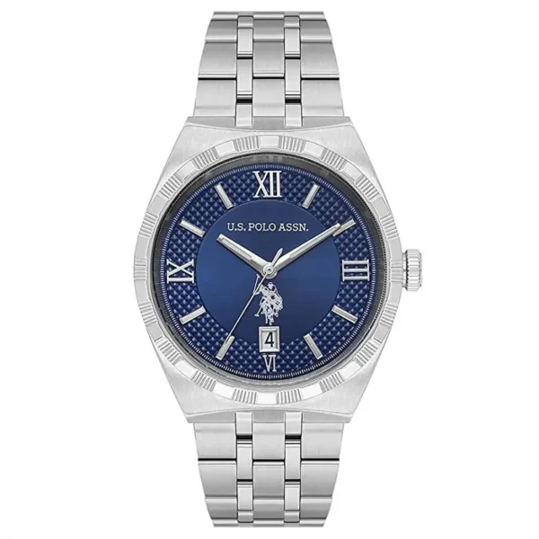 ساعة يو إس بولو أساِن رجالية كلاسيكية USPA1129-01 – US Polo Assn Classic Men’s Watch Navy Blue Dial 41mm