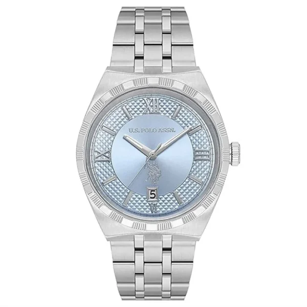 ساعة يو إس بولو أساِن رجالية كلاسيكية USPA1129-02 – US Polo Assn Classic Men’s Watch Blue Dial 41mm