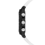 ساعة يو إس بولو أسيـن USPA1076-03 رجالية رياضية – U.S. Polo Assn. Men’s Sport Watch Black Dial White Silicone Strap
