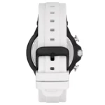 ساعة يو إس بولو أسيـن USPA1076-03 رجالية رياضية – U.S. Polo Assn. Men’s Sport Watch Black Dial White Silicone Strap
