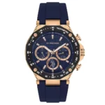 ساعة يو إس بولو أسيـن USPA1076-04 رجالية رياضية – U.S. Polo Assn. Men’s Sport Watch 44mm Rose Gold Navy Blue Silicone