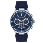 ساعة يو إس بولو أسيـن USPA1076-06 رجالية رياضية – U.S. Polo Assn. Men’s Sport Watch 44mm Metallic Gray Navy Blue Silicone