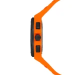 ساعة يو إس بولو أسيـن USPA1103-07 رجالية رياضية – U.S. Polo Assn. Men’s Sport Watch 42mm Orange Silicone Black Dial