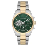 ساعة يو إس بولو أسيـن USPA1104-04 رجالية كلاسيكية – U.S. Polo Assn. Men’s Classic Watch 42mm Green Dial Two-Tone Steel