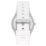 ساعة يو إس بولو أسيـن USPA1106-06 رجالية رياضية – U.S. Polo Assn. Men’s Sport Watch 42mm Blue Dial White Silicone