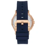 ساعة يو إس بولو أسيـن USPA1107-05 رجالية رياضية – U.S. Polo Assn. Men’s Sport Watch 43mm Blue Dial Rose Gold Case