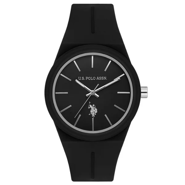 ساعة يو إس بولو أسيـن USPA1110-02 رجالية رياضية – U.S. Polo Assn. Men’s Sport Watch 41mm Black Silicone