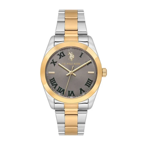 ساعة يو إس بولو أسيـن USPA1114-01 رجالية كلاسيكية – U.S. Polo Assn. Men’s Classic Watch 40x48mm Smoked Dial