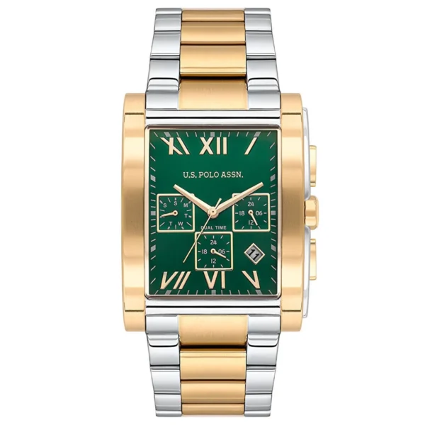ساعة يو إس بولو أصن. مستطيلة رجالي – U.S. Polo Assn. Rectangular Men’s Watch USPA1117-06