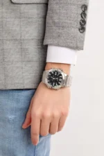 ساعة كاسيو AMW-870D-1AVDF ستانلس ستيل أنالوج ورقمية | Casio AMW-870D-1AVDF Stainless Steel Analog-Digital Watch