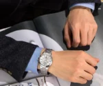 ساعة كاسيو الرجالية الكلاسيكية الفضية MTP-1381D-7AVDF – Casio Silver Dial Day-Date Stainless Steel Watch