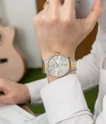 ساعة كاسيو الرجالية الكلاسيكية ثنائية اللون MTP-1303SG-7AVDF – Casio Two-Tone Classic Silver Gold Watch
