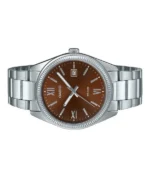 ساعة كاسيو الرجالية الكلاسيكية MTP-1302DD-5AVDF – Casio Classic Stainless Steel Brown Dial Watch